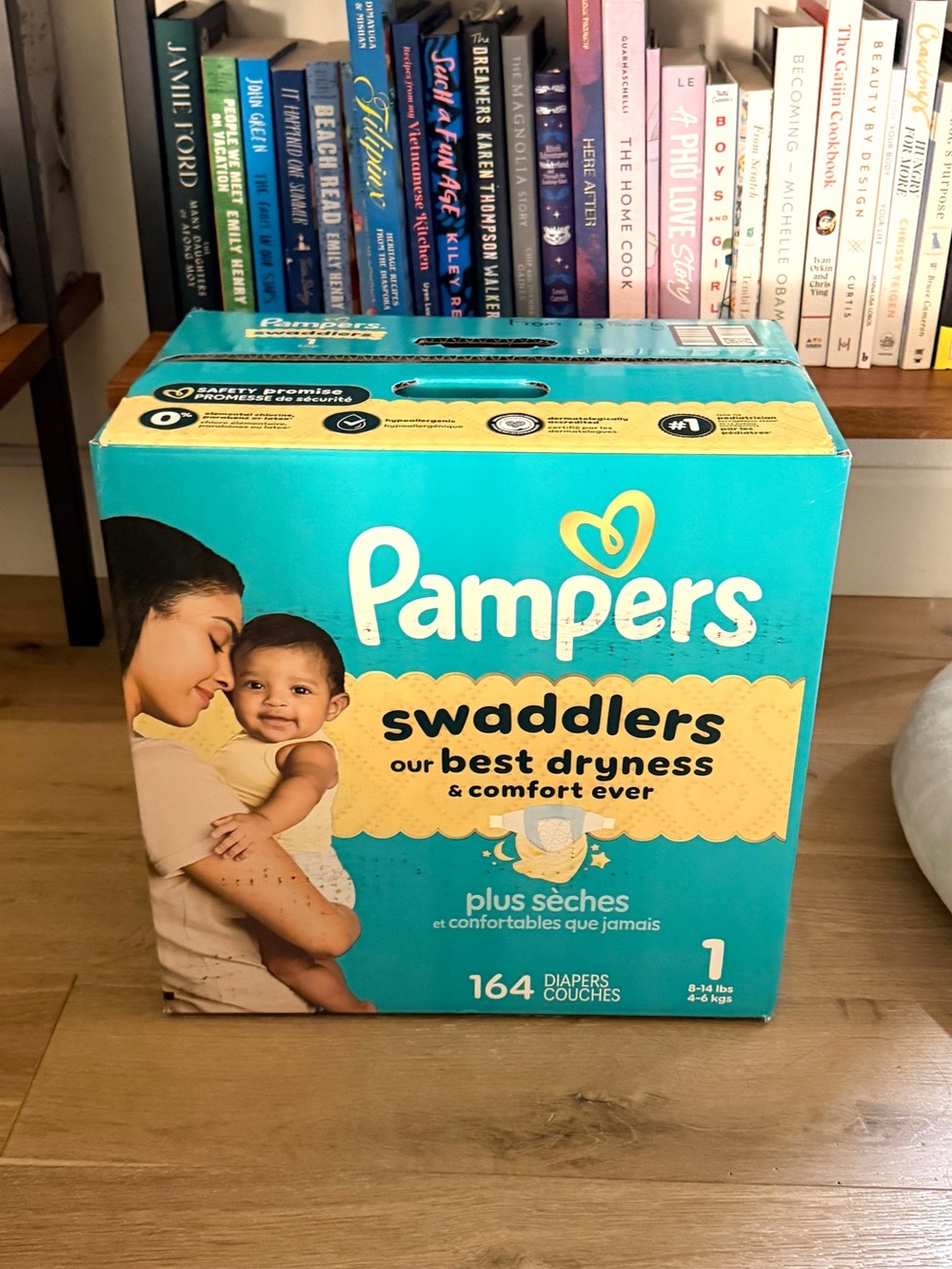 Pampers swaddlers diapers size 1 - 164 count NIB